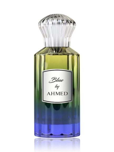 Blue by Ahmed premium perfume bottle and box