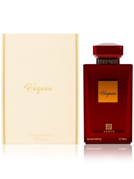 Hayana by Ahmed Eau de Parfum 100ml luxury red perfume bottle