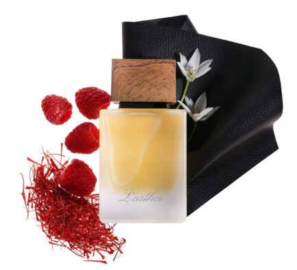 Leather by Ahmed premium textured perfume box packaging