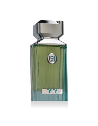 Tiff Tiff by Ahmed luxury turquoise perfume bottle with metallic cap