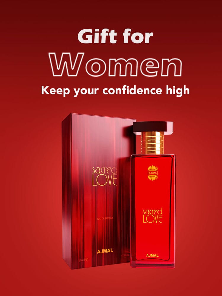 Sacred Love Eau De Parfum 50ml – Romantic Floral Perfume for Women Sacred Love Eau De Parfum 50ml by Ajmal – Long Lasting Floral Perfume for Women with Citrus, Jasmine, Water Lily, Sandalwood and Musk Notes