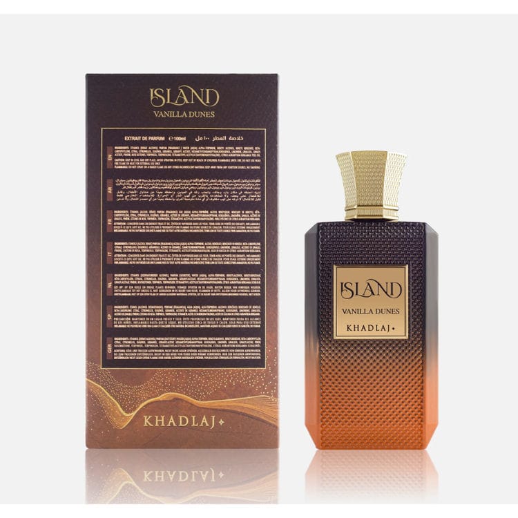 Khadlaj Island Vanilla Dunes Extrait De Parfum 100ml | Luxury Vanilla Perfume